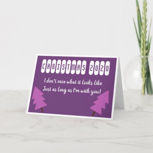 Vrolijk Kerstfeest Liefde Kaart (Voorkant)