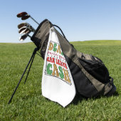 Vrolijk kerstfeest lieve kerstman kunt u contant g golfhanddoek (Groen)