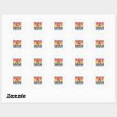 Vrolijk kerstfeest Madafakas - Funny Crazy Ronde Sticker (Vel)