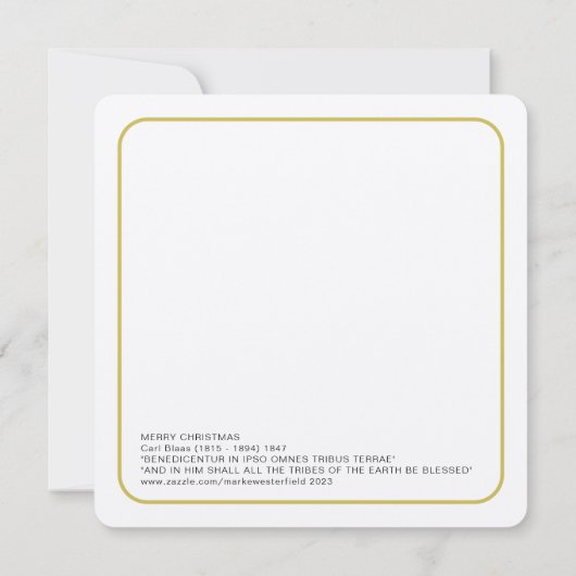 VROLIJK KERSTFEEST MADONNA & KIND (Achterkant)