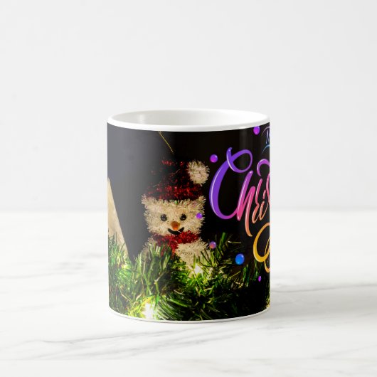 Vrolijk kerstfeest Magische Mok (Center)