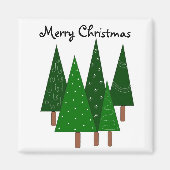 Vrolijk kerstfeest magneet (Voorkant)