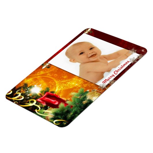 Vrolijk kerstfeest magneet (Linkerzijde)