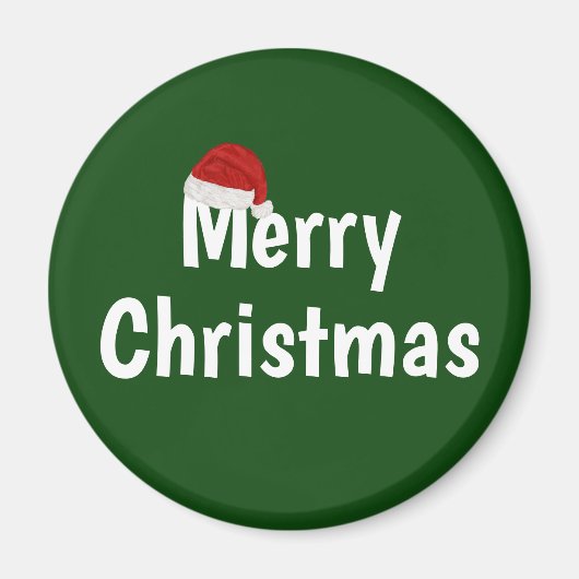 Vrolijk kerstfeest magneet (Voorkant)