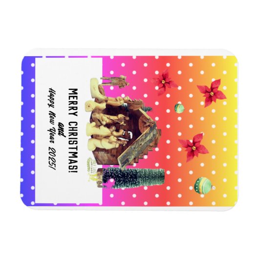 Vrolijk kerstfeest! magneet (Horizontaal)