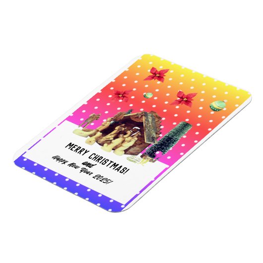 Vrolijk kerstfeest! magneet (Linkerzijde)