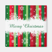 Vrolijk kerstfeest magneet (Voorkant)