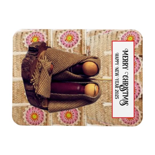 Vrolijk kerstfeest! magneet (Horizontaal)