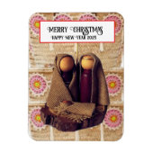 Vrolijk kerstfeest! magneet (Verticaal)