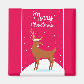 Vrolijk kerstfeest magneet (Voorkant)