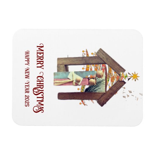 Vrolijk kerstfeest! magneet (Horizontaal)