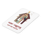 Vrolijk kerstfeest! magneet (Linkerzijde)