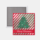 Vrolijk kerstfeest magneet (Voorkant / Achterkant)