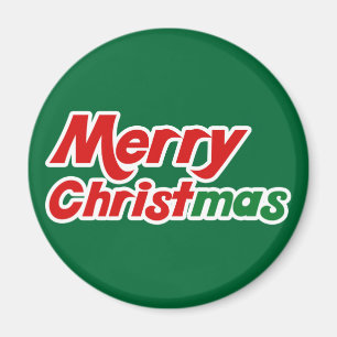 Vrolijk kerstfeest magneet