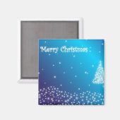 Vrolijk kerstfeest magneet (Voorkant / Achterkant)