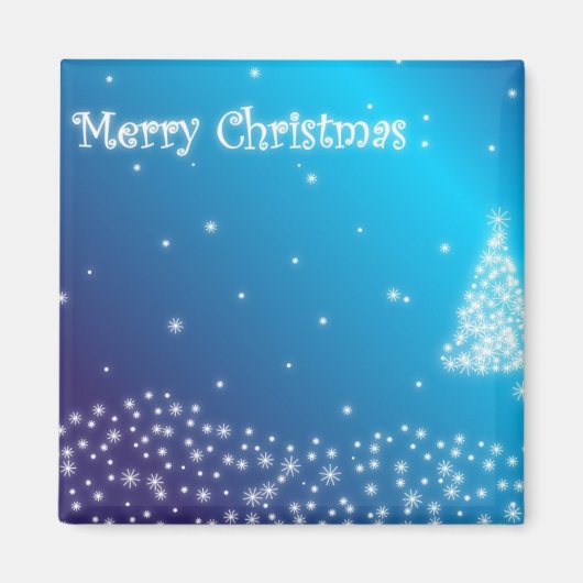 Vrolijk kerstfeest magneet (Voorkant)