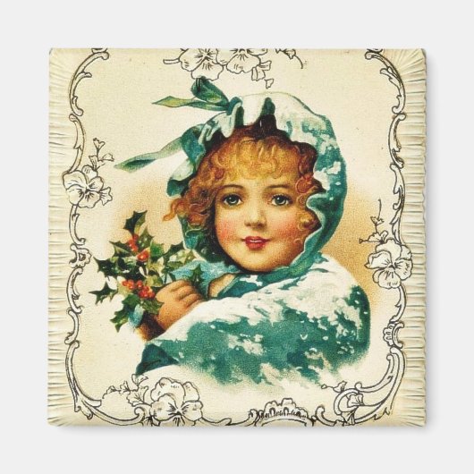 Vrolijk kerstfeest magneet (Voorkant)