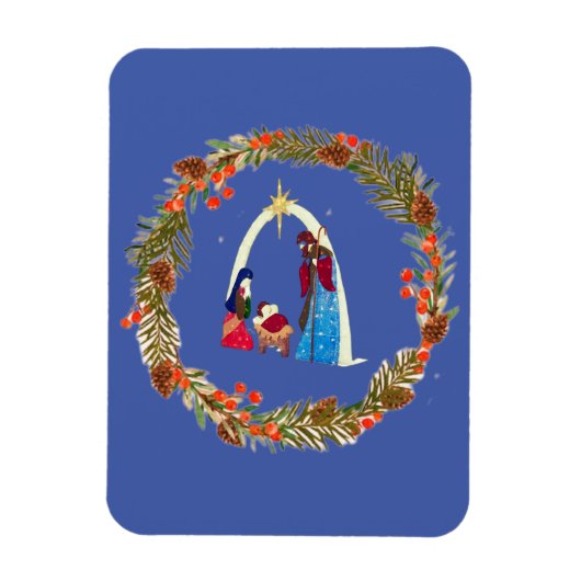 Vrolijk kerstfeest! magneet (Verticaal)