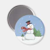 Vrolijk kerstfeest magneet (Voorkant / Achterkant)
