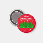 vrolijk kerstfeest magneet (Voorkant / Achterkant)