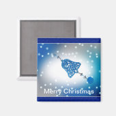 Vrolijk kerstfeest  magneet (Voorkant / Achterkant)