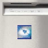 Vrolijk kerstfeest  magneet (Insitu (Vaatwasser))