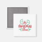 Vrolijk kerstfeest magneet (Voorkant / Achterkant)