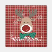 Vrolijk kerstfeest! magneet (Voorkant)