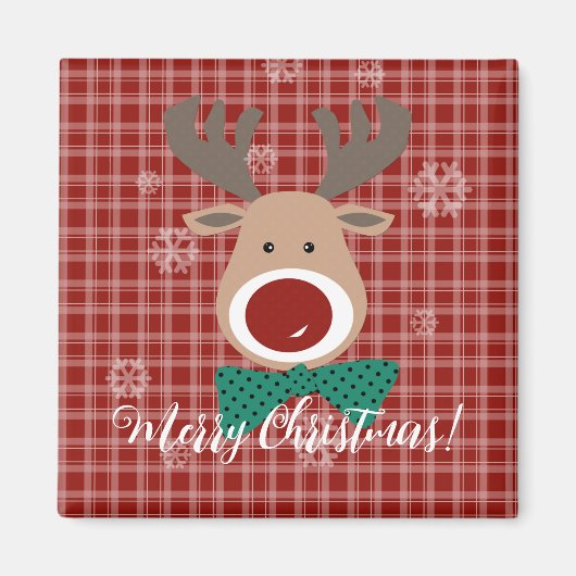 Vrolijk kerstfeest! magneet (Voorkant)