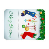Vrolijk kerstfeest magneet (Horizontaal)