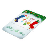 Vrolijk kerstfeest magneet (Linkerzijde)