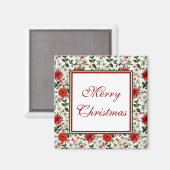 Vrolijk kerstfeest magneet (Voorkant / Achterkant)