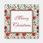 Vrolijk kerstfeest magneet (Voorkant)