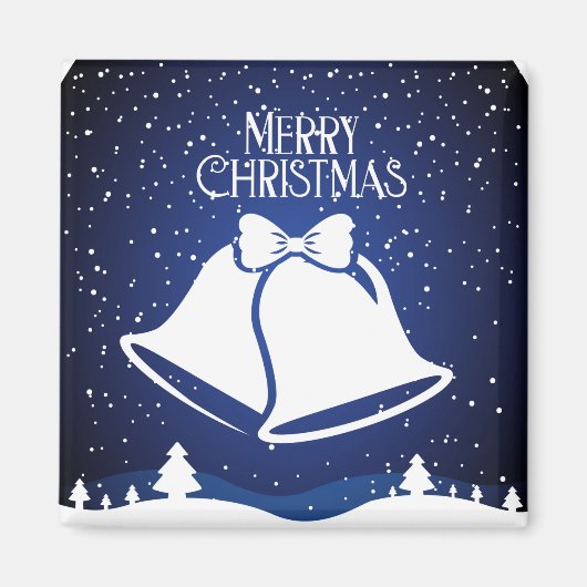 Vrolijk kerstfeest magneet (Voorkant)