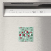 Vrolijk kerstfeest magneet (Insitu (Vaatwasser))