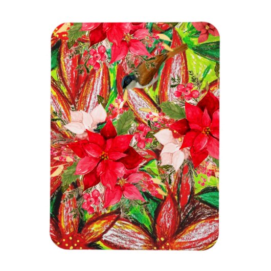 Vrolijk kerstfeest! magneet (Verticaal)