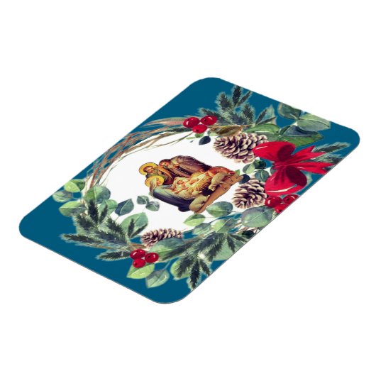 Vrolijk kerstfeest! magneet (Linkerzijde)