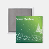 Vrolijk kerstfeest magneet (Voorkant / Achterkant)