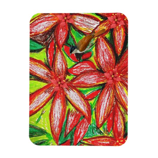 Vrolijk kerstfeest! magneet (Verticaal)