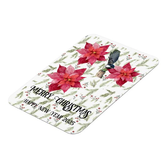 Vrolijk kerstfeest! magneet (Linkerzijde)