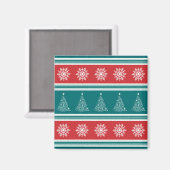 Vrolijk kerstfeest magneet (Voorkant / Achterkant)