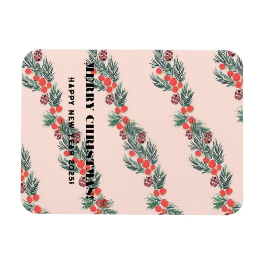 Vrolijk kerstfeest! magneet (Horizontaal)