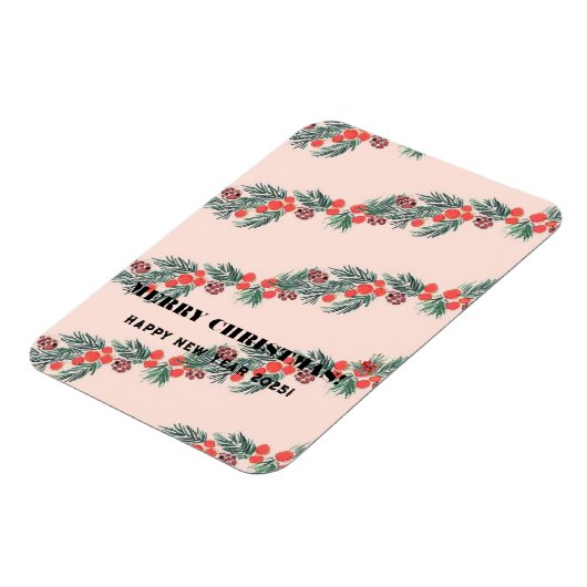 Vrolijk kerstfeest! magneet (Linkerzijde)