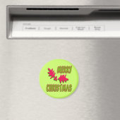 Vrolijk kerstfeest magneet (Insitu (Vaatwasser))