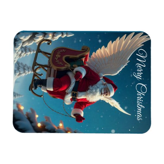 Vrolijk kerstfeest magneet (Horizontaal)