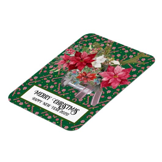 Vrolijk kerstfeest! magneet (Linkerzijde)