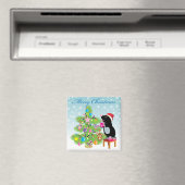 Vrolijk kerstfeest magneet (Insitu (Vaatwasser))