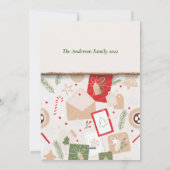 Vrolijk kerstfeest Mail Holiday Cards Feestdagenkaart (Achterkant)