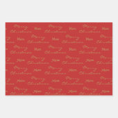 Vrolijk kerstfeest mam prettige feestdagen | groen inpakpapier vel (Voorkant 2)