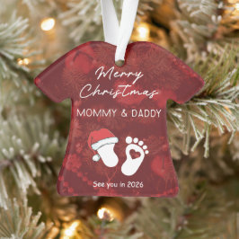 Vrolijk kerstfeest mama en papa ornament